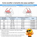 Sutiãs sem fio para mulher tamanho push 4PCS