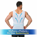 Kit 2 camisas modeladoras masculinas de alta compressão
