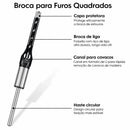 Kit Jogo 4 Brocas Furadeira Bancada Madeira